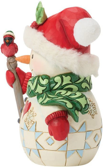 Snowman Bird On Stick Pint 12,5 Cm