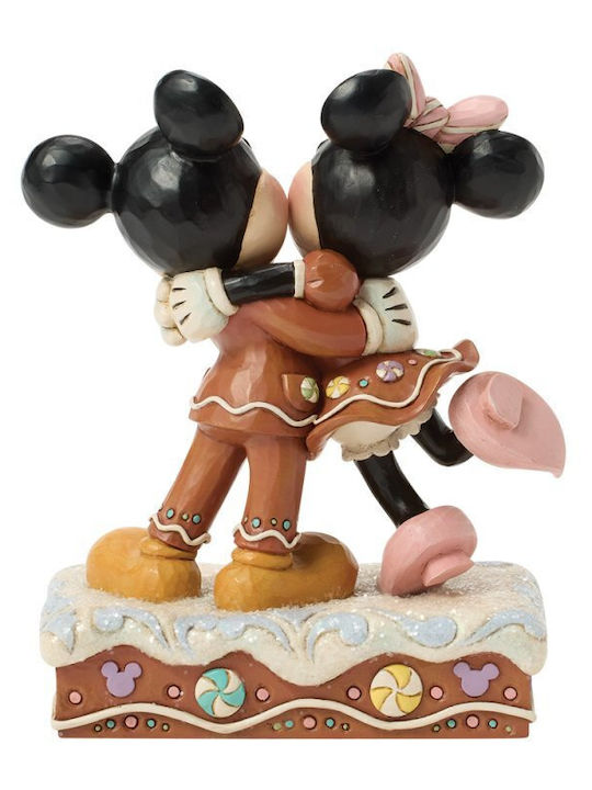 Zuckerüberzogene Süßigkeiten Mickey & Minnie Lebkuchenfigur 16 cm