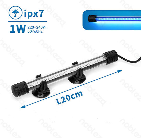 Nobleza Led Lamp for Aquarium Lighting with Blue Light 1W