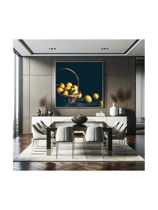 iLovePrints Gemälde Basket Lemons Καλάθι Λεμόνια 110x110