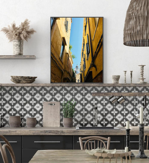Painting Narrow Alleyway In A Historic City 100x150