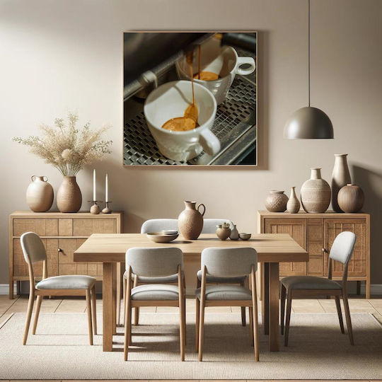 Painting Espresso Pouring Into Cups Espresso Pouring Cups 110x110