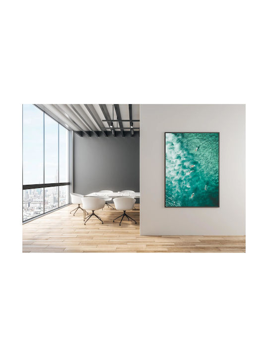 Панел Surfing In Crystal Waters Сърфинг Кристални Води 100x150