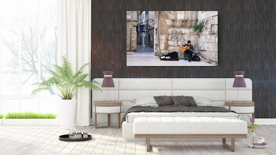 Street Guitarist In Historic Alley Κιθαρίστας Του Δρόμου Στο Ιστορικό Σοκάκι Street Guitarist In Historic Alley Κιθαρίστας Του Δρόμου Στο Ιστορικό Σοκάκι