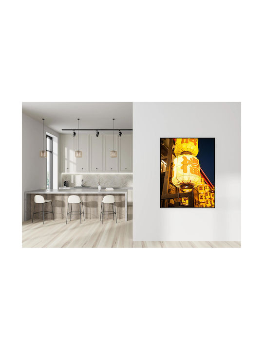Panou Illuminated Lanterns Galbene cu Iluminare 100x150