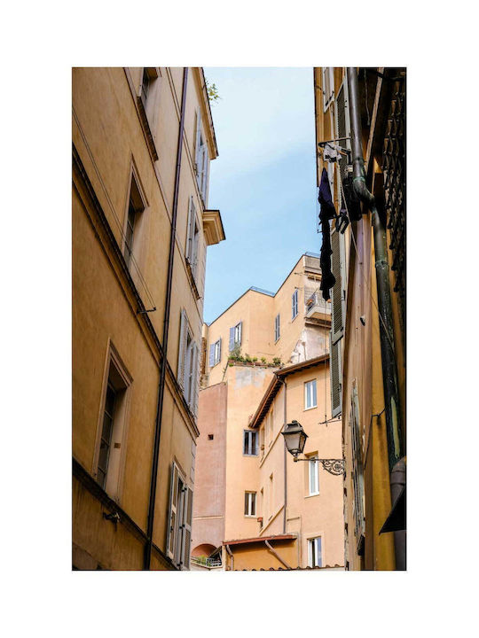 iLovePrints Urban Alley Buildings Stadtstraße Gemälde 100x150