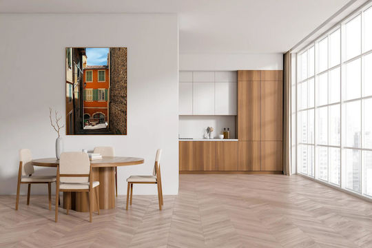 Painting Charming Alleyway In A Historic City Elegant Alleyway A Historic City 100x150