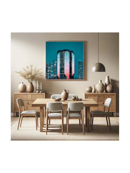 Illuminated City Skyscraper Ουρανοξύστης Φωτισμένης Πόλης 110x110