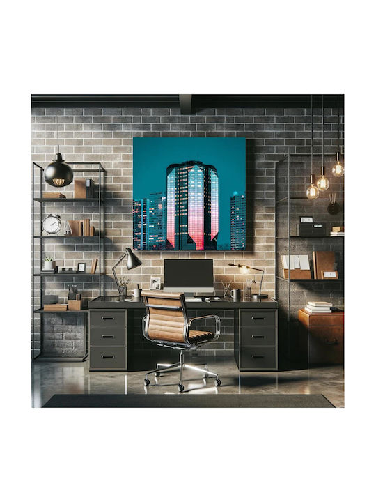 Illuminated City Skyscraper Ουρανοξύστης Φωτισμένης Πόλης 110x110
