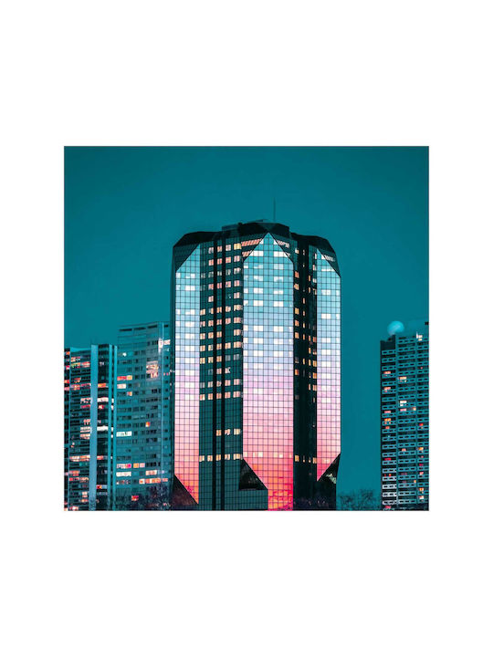 Illuminated City Skyscraper Ουρανοξύστης Φωτισμένης Πόλης 110x110
