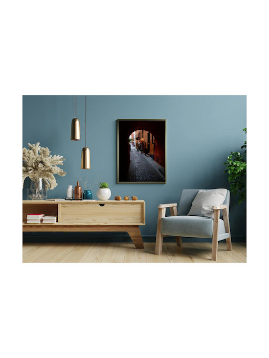 Gemälde Quiet City Alley Ήsυχο Σοκάκι Πόλης 100x150