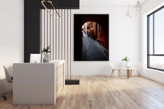 Painting Quiet City Alley Quiet Alley of the City 100x150