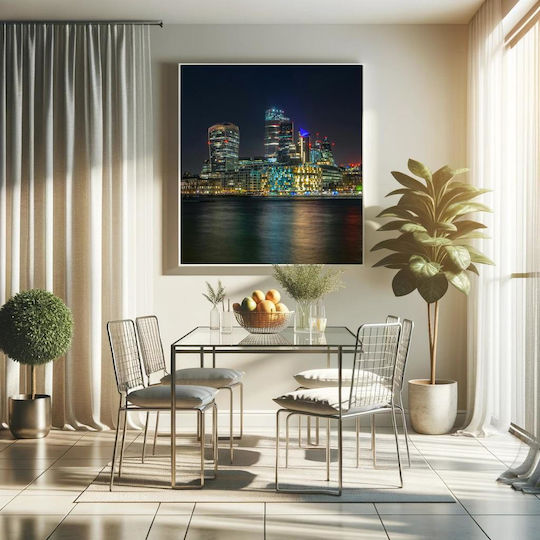 Painting Nighttime In City Night In The City 110x110