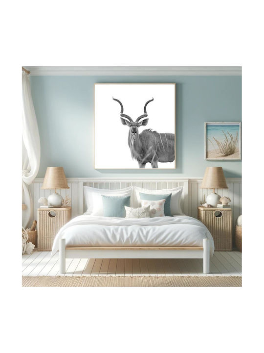 Панел Majestic Kudu В Черно И Бяло Majestic Kudu Черно-Бял 110x110
