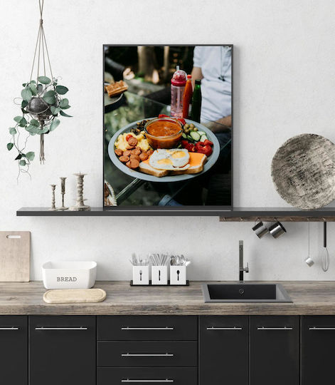Πίνακας Hearty Breakfast On Patio Πλούσιο Πρωινό Στο Αίθριο 100x150