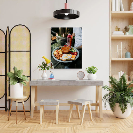 Πίνακας Hearty Breakfast On Patio Πλούσιο Πρωινό Στο Αίθριο 100x150