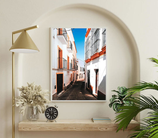 Painting Narrow Alley In Sunny City Narrow Alley In Sunny City 100x150