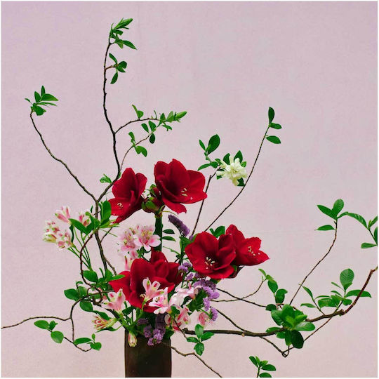 Painting Vibrant Floral Arrangement Live Floral Arrangement 120x120