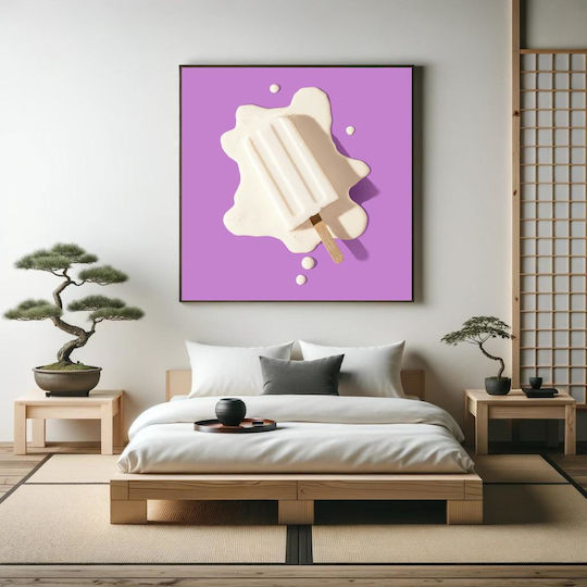 Melted Ice Cream On Stick 1 On Canvas Melted Ice Cream On Stick 1 On Canvas