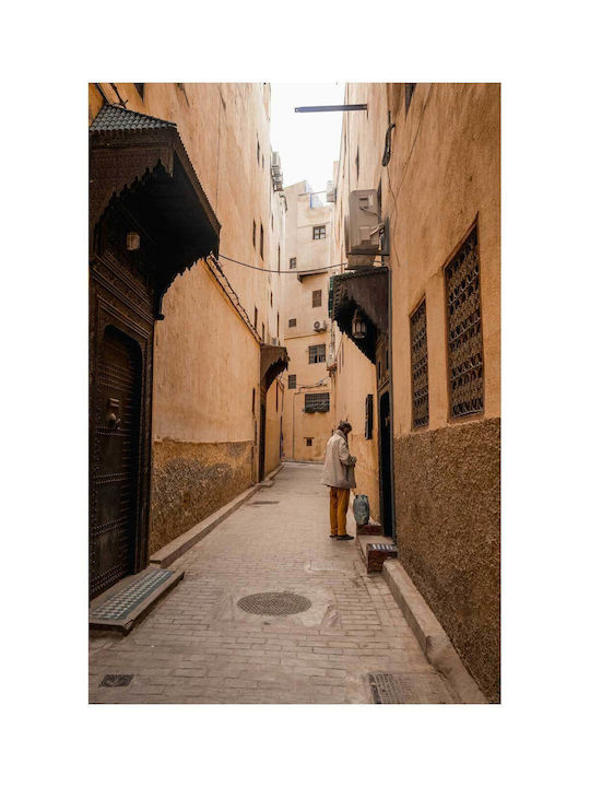 iLovePrints Gemälde Schmale Gasse In Einer Antiken Stadt 100x150