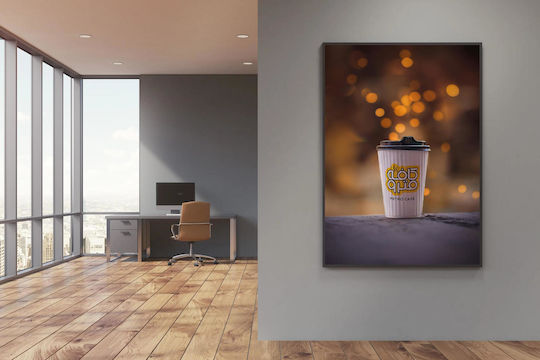 Painting Metro Café Coffee Cup Bokeh Background Metro Café Coffee Cup Bokeh Background 115x170