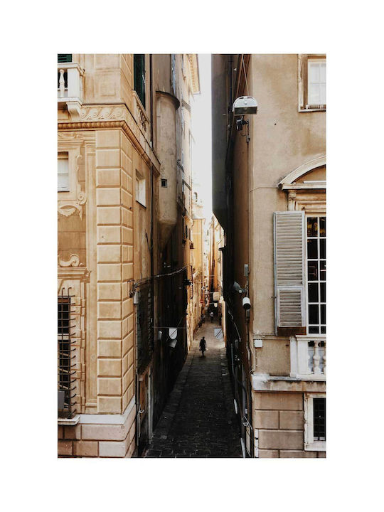 Gemälde Enge Gasse Im Historischen Stadtzentrum 100x150
