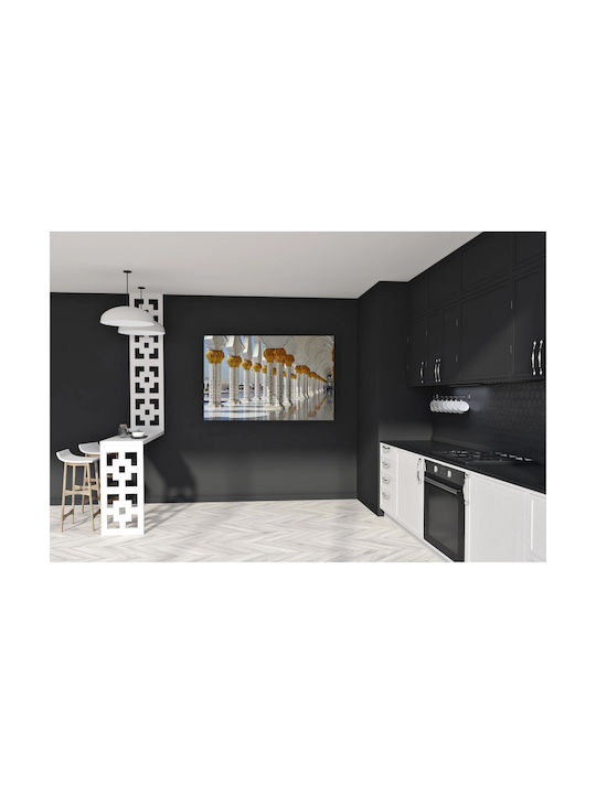 iLovePrints Golden Columns In Architectural Detail Χρυσές Στήλες Αρχιτεκtonische Leinwand 150x100