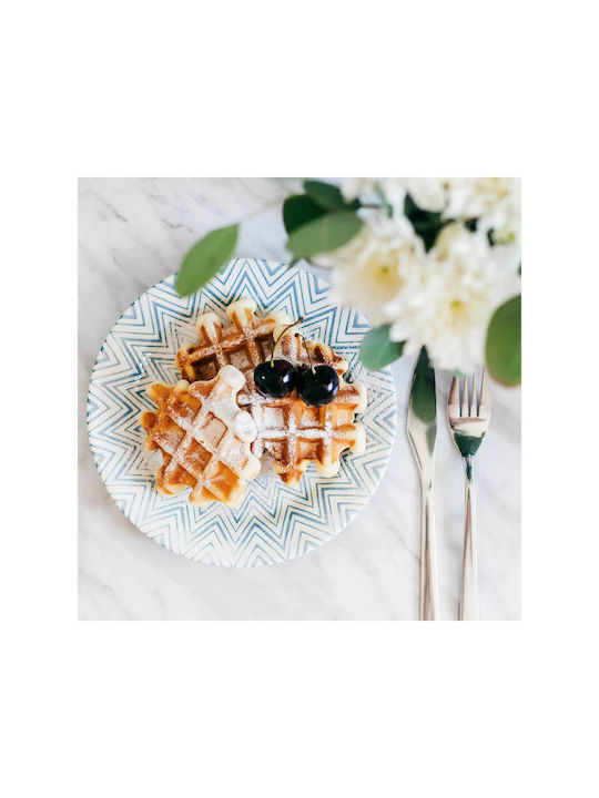 Painting Waffles Cherries On A Patterned Plate Waffles Cherries Plate Designs 110x110