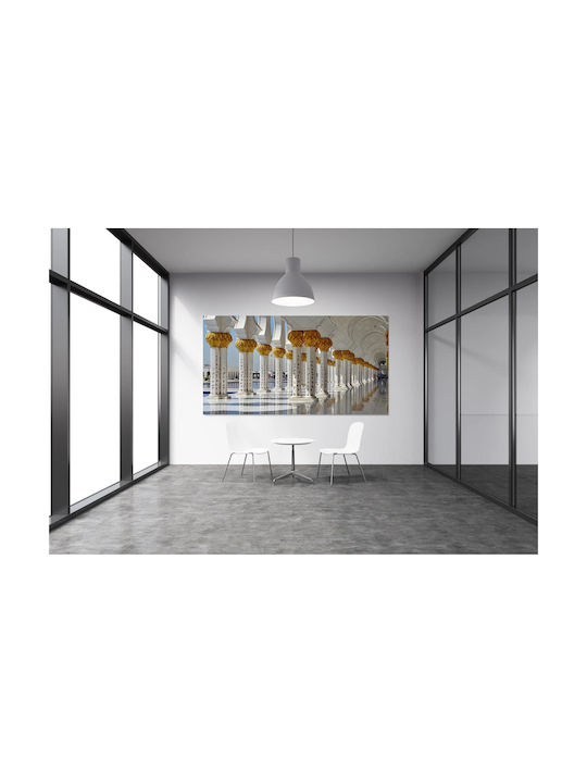 iLovePrints Golden Columns In Architectural Detail Χρυσές Στήλες Αρχιτεκtonische Leinwand 150x100