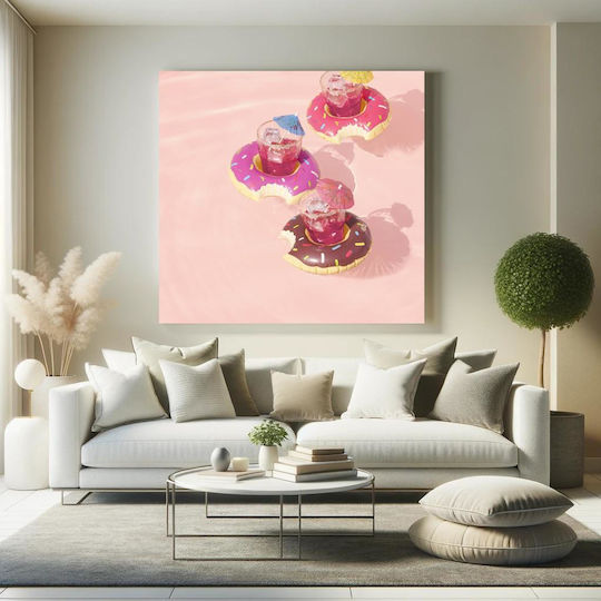 Panou Poolside Refreshments Donut Floats Αναψυκτικά Dîpă În Piscină Loukoumades 110x110