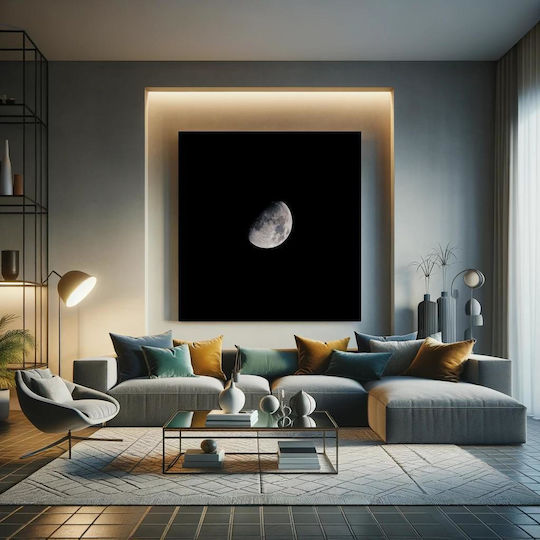 Panou Half Moon În Cerul Nopții 110x110
