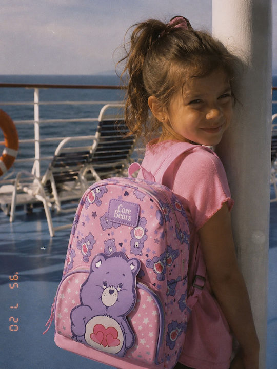 Vintage Lovers School Backpack For Elementary Pink 22 x 8 x 26cm