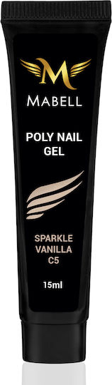 Mabell Gel Unghii Poly 15g Lumină Vanilată C5