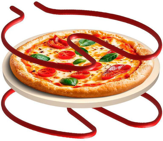 Teesa Elektrischer Pizzaofen 1.2kW Schwarz