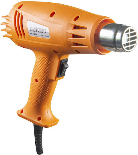 Baukraft Pistol Termic 2000W cu Setare de Temperatură până la 350°C