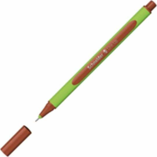 Line Μαρκαδόρος Σχεδίου Mahogany Brown 0.4mm