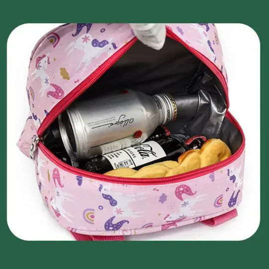 Schulische Isolierte Kinder Lunchtasche Handtasche 6lt Lila Einhörner