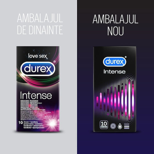 Durex Prezervative Orgasmic 60 buc 56 mm cu Rădăcini Natural