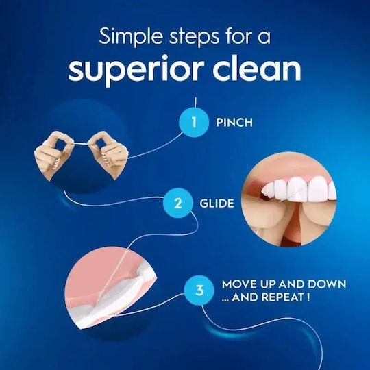 Oral-B Satin Floss Ață Dentară Cerată Cu Aromă De Mentă 50m 4 Bucăți