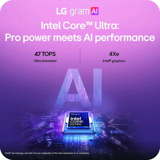 LG Gram 14 14" IPS FHD+ (Ultra 5-325/32GB/512GB SSD/W11 Home) (US Keyboard)