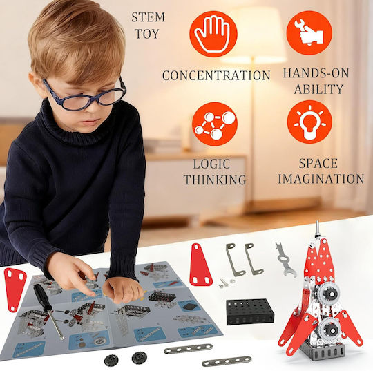 Stem Toys Метална играчка за строене за деца на 8+ години