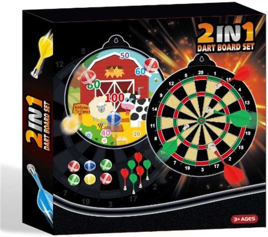 Dartboard Spiel Doppelseitige Magnetische Pfeile & Bälle 25-4f 232338 Tr277686
