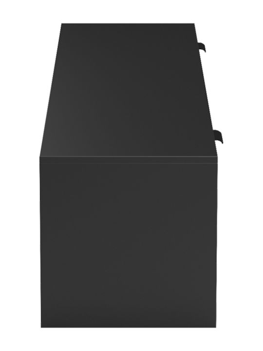 Pakketo TV-Ständer Lemardo Schwarz M180xT40xH40cm