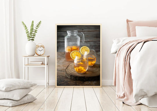 Refreshing Citrus Beverage On Wooden Surface Δροσιστικό Ρόφημα Εσπεριδοειδών Σε Ξύλινη Επιφάνεια 1 Ξύλινος