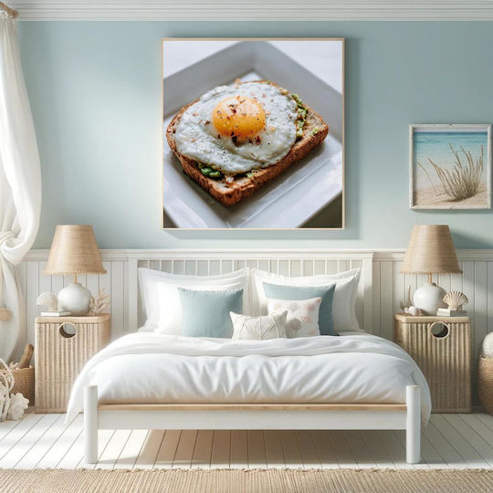 Egg On Avocado Toast 1 On Canvas Egg On Avocado Toast 1 On Canvas