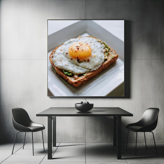 Панел Egg On Avocado Toast Авокадо Тост Яйце 120x120