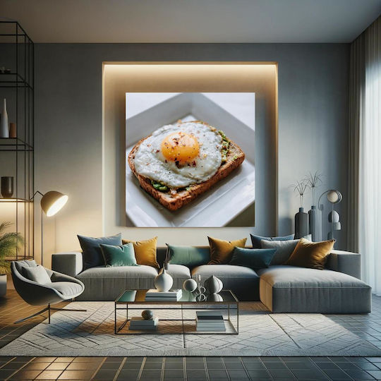 Панел Egg On Avocado Toast Авокадо Тост Яйце 120x120