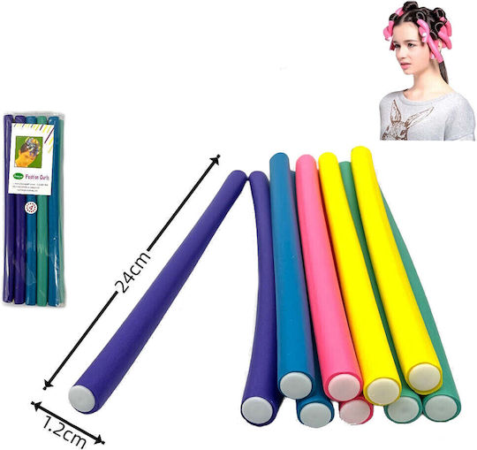 Bendable Hair Rollers 10 Pieces