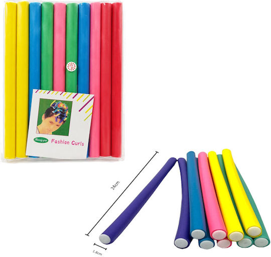 Bendable Hair Rollers 10 Pieces
