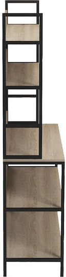 Βιβλιοθήκη Oranis Μπεζ 105x38x165εκ.